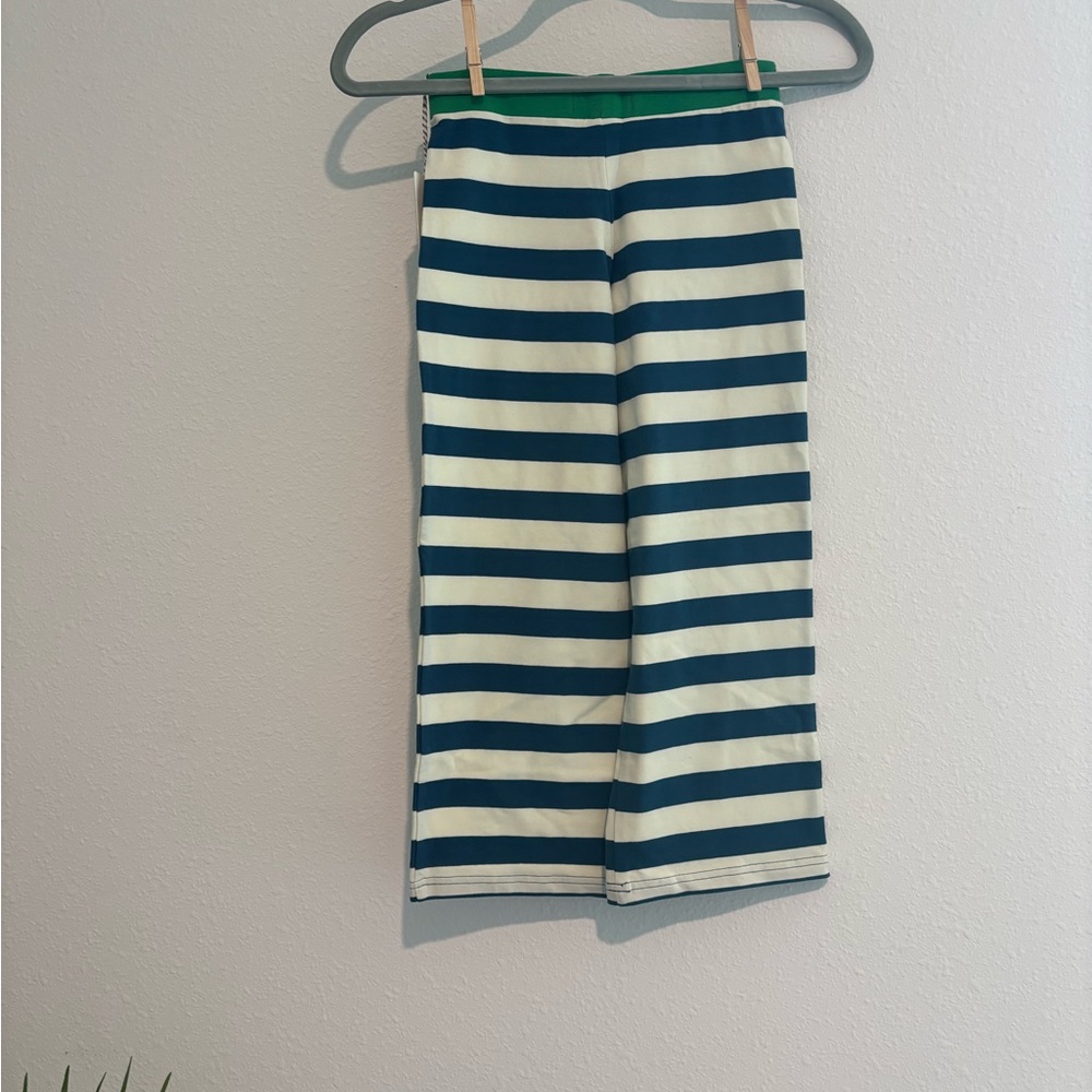 Matilda Jane Green and White Casual Wide-Leg Pants - Picture 5 of 6